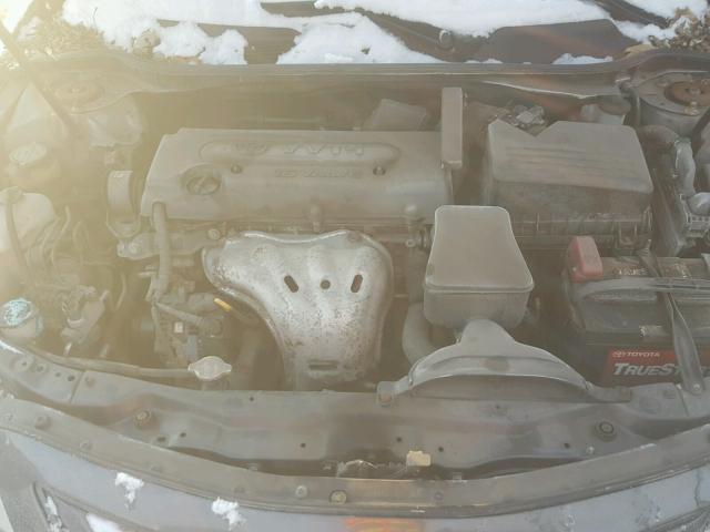 4T4BE46K19R098229 - 2009 TOYOTA CAMRY BASE GRAY photo 7