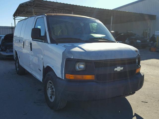 1GCGG25V761100299 - 2006 CHEVROLET EXPRESS G2 WHITE photo 1