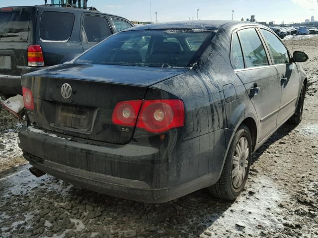 3VWPF71K26M786179 - 2006 VOLKSWAGEN JETTA VALU BLACK photo 4