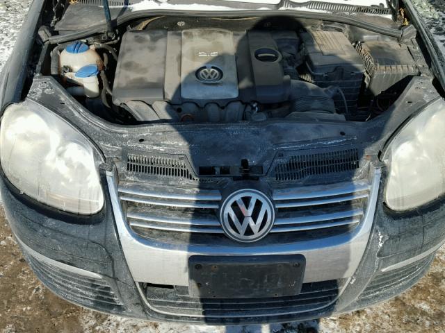 3VWPF71K26M786179 - 2006 VOLKSWAGEN JETTA VALU BLACK photo 7