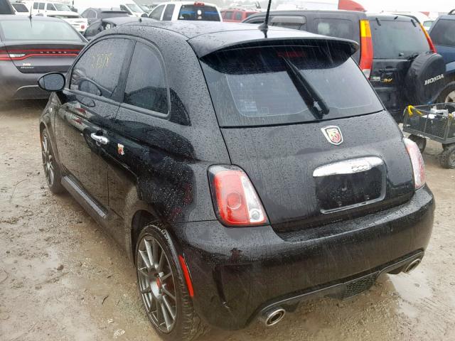 3C3CFFFH5FT508606 - 2015 FIAT 500 ABARTH BLACK photo 3