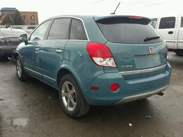 3GSCL93Z58S687522 - 2008 SATURN VUE HYBRID TEAL photo 3