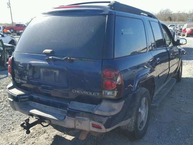 1GNES16S346136308 - 2004 CHEVROLET TRAILBLAZE BLUE photo 4