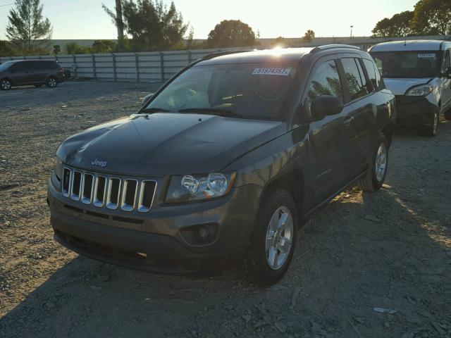 1C4NJCBA2FD149358 - 2015 JEEP COMPASS SP GRAY photo 2