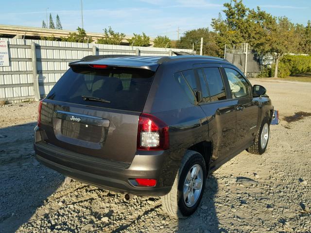 1C4NJCBA2FD149358 - 2015 JEEP COMPASS SP GRAY photo 4