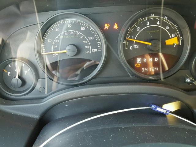 1C4NJCBA2FD149358 - 2015 JEEP COMPASS SP GRAY photo 8