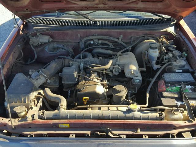 5TENL42N11Z848385 - 2001 TOYOTA TACOMA RED photo 7