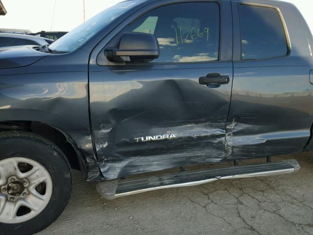 5TFRU54108X009408 - 2008 TOYOTA TUNDRA DOU GRAY photo 9