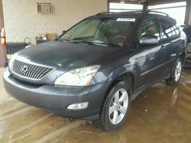 JTJGK31U670010048 - 2007 LEXUS RX 350 BLACK photo 2