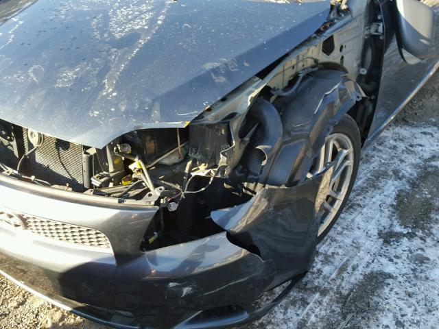 JTKDE177770199529 - 2007 TOYOTA SCION TC GRAY photo 9