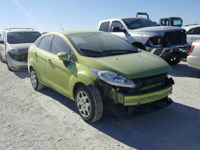 3FADP4BJ6DM153470 - 2013 FORD FIESTA SE GREEN photo 1