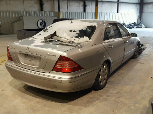 WDBNG83J56A464164 - 2006 MERCEDES-BENZ S 430 4MAT SILVER photo 4