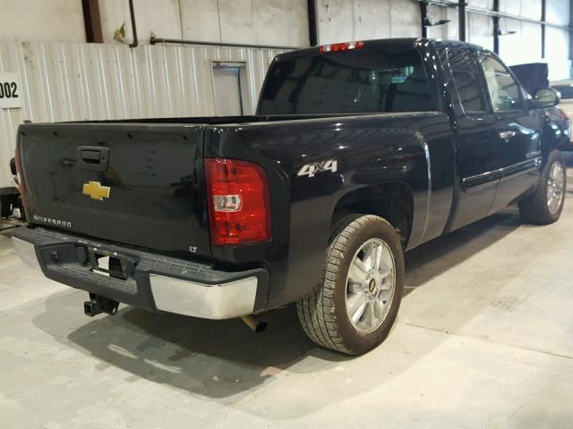 1GCRKSE74DZ105709 - 2013 CHEVROLET SILVERADO BLACK photo 4