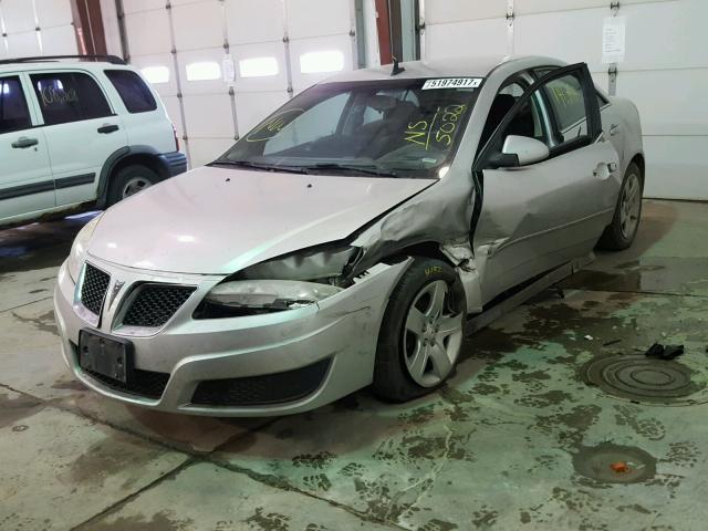 1G2ZJ57B894275022 - 2009 PONTIAC G6 SILVER photo 2