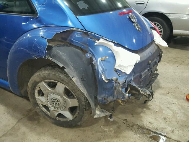 3VWCA21C5YM495719 - 2000 VOLKSWAGEN NEW BEETLE 蓝色 照片 9