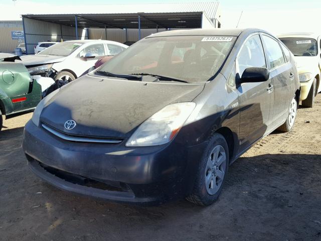 JTDKB20U677645108 - 2007 TOYOTA PRIUS BLACK photo 2