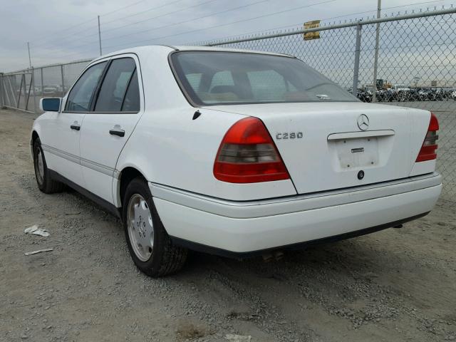 WDBHA28E8RF108550 - 1994 MERCEDES-BENZ C 280 WHITE photo 3