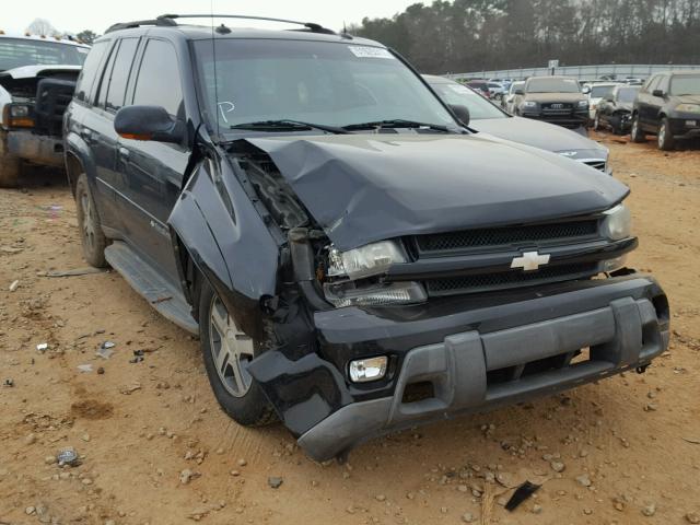 1GNDS13S242320615 - 2004 CHEVROLET TRAILBLAZE BLACK photo 1