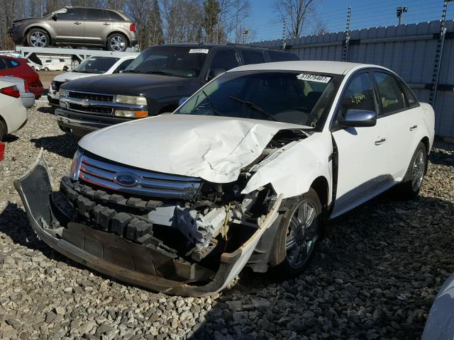 1FAHP25W58G156695 - 2008 FORD TAURUS LIM WHITE photo 2