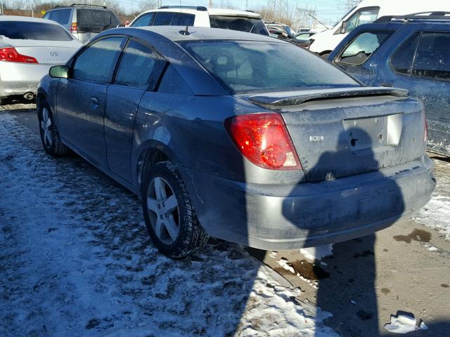 1G8AW15F77Z132095 - 2007 SATURN ION LEVEL GRAY photo 3