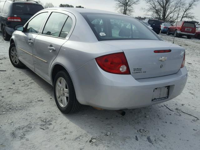 1G1AL52F357509890 - 2005 CHEVROLET COBALT LS SILVER photo 3