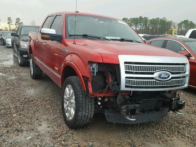 1FTFW1ET1BFC64555 - 2011 FORD F150 SUPER RED photo 1