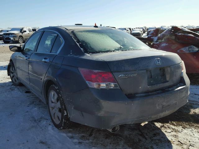 1HGCP368X8A053013 - 2008 HONDA ACCORD EXL GRAY photo 3