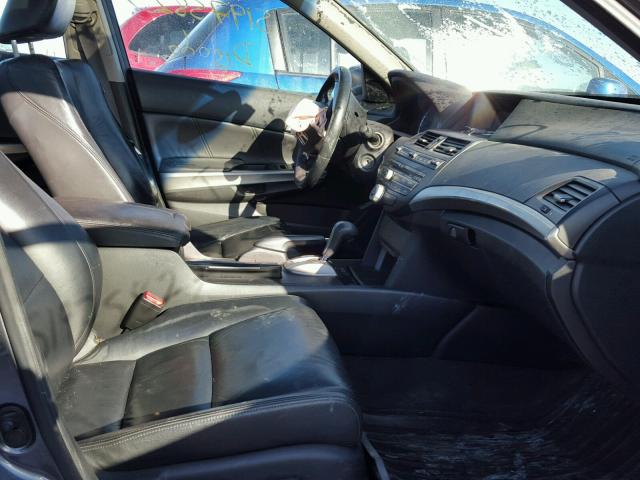 1HGCP368X8A053013 - 2008 HONDA ACCORD EXL GRAY photo 5