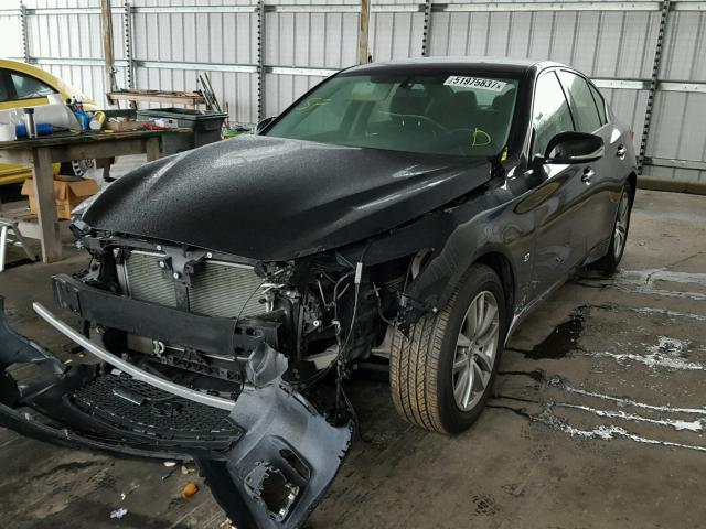 JN1BV7AP2FM358672 - 2015 INFINITI Q50 BASE Negro foto 2