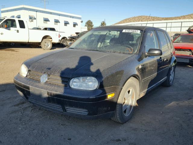 9BWGT61J214066873 - 2001 VOLKSWAGEN GOLF GLS BLACK photo 2