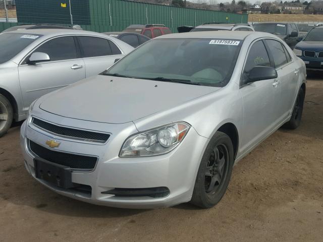 1G1ZA5EU7BF371906 - 2011 CHEVROLET MALIBU LS SILVER photo 2