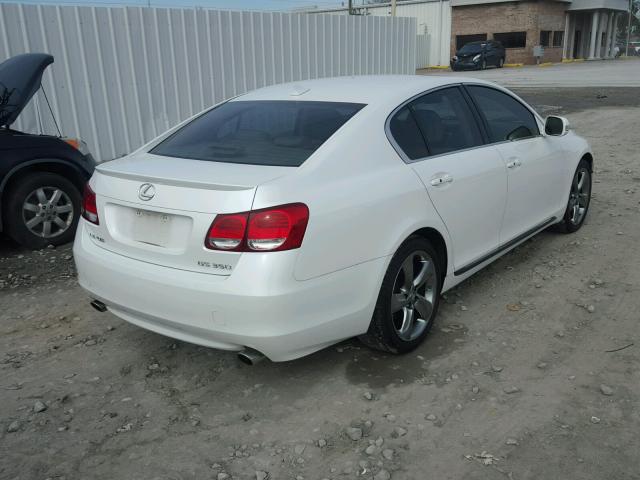 JTHBE96S380037061 - 2008 LEXUS GS 350 SILVER photo 4