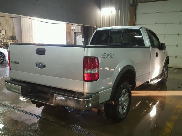 1FTRF14506KE01367 - 2006 FORD F150 SILVER photo 4