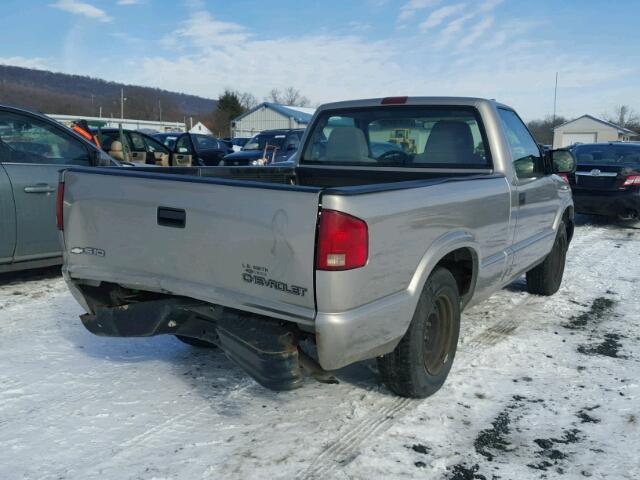 1GCCS14H238148234 - 2003 CHEVROLET S TRUCK S1 TAN photo 4