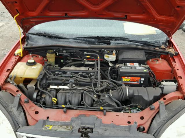 3FAFP31N15R146227 - 2005 FORD FOCUS ZX3 RED photo 7