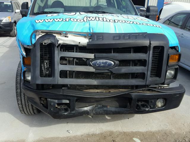 1FDSX20589EA18897 - 2009 FORD F250 SUPER BLUE photo 9