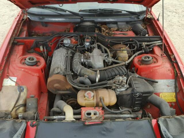 92A0431701 - 1980 PORSCHE 924 RED photo 7