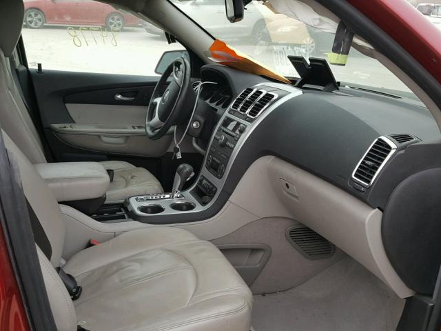 1GKKRRED3CJ284323 - 2012 GMC ACADIA SLT მუქწითელი ფოტო 5