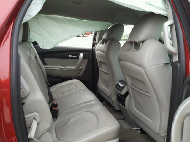 1GKKRRED3CJ284323 - 2012 GMC ACADIA SLT მუქწითელი ფოტო 6