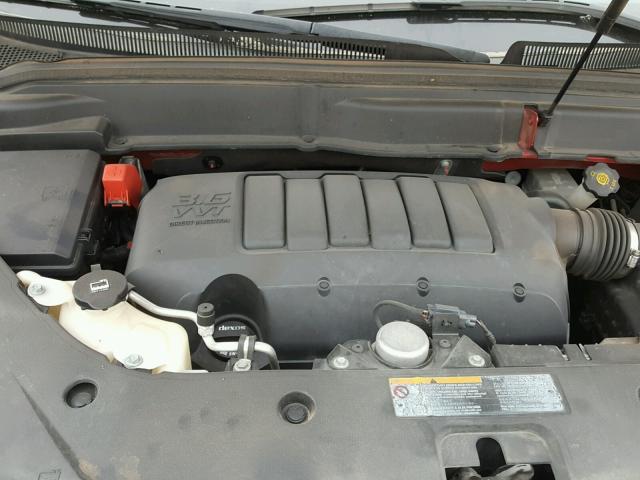 1GKKRRED3CJ284323 - 2012 GMC ACADIA SLT მუქწითელი ფოტო 7