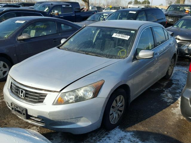 1HGCP26369A095825 - 2009 HONDA ACCORD LX SILVER photo 2