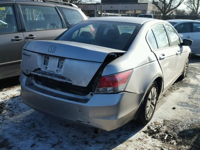 1HGCP26369A095825 - 2009 HONDA ACCORD LX SILVER photo 4