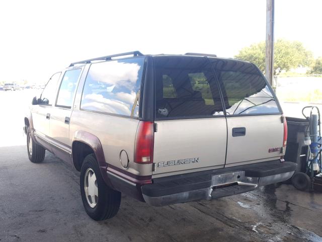 1GKFK16RXWJ728383 - 1998 GMC SUBURBAN K TWO TONE photo 3