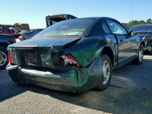 1FAFP40441F222903 - 2001 FORD MUSTANG GREEN photo 4