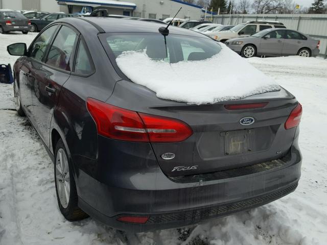 1FADP3F22FL380883 - 2015 FORD FOCUS SE GRAY photo 3