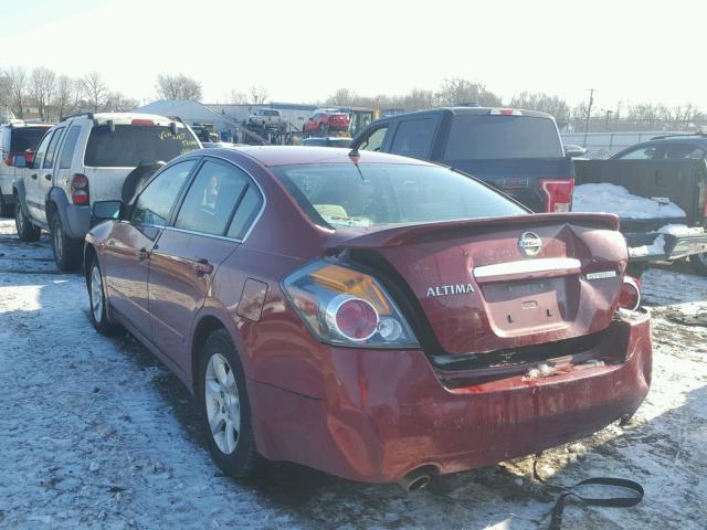 1N4CL21E77C203735 - 2007 NISSAN ALTIMA HYB RED photo 3