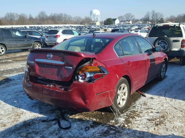 1N4CL21E77C203735 - 2007 NISSAN ALTIMA HYB RED photo 4