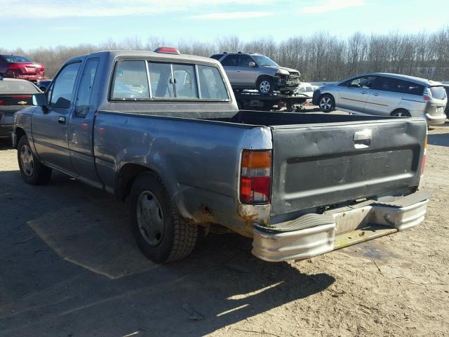 4TARN93P6RZ235433 - 1994 TOYOTA PICKUP 1/2 GRAY photo 3