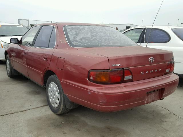 JT2SK12E3S0317297 - 1995 TOYOTA CAMRY LE MAROON photo 3