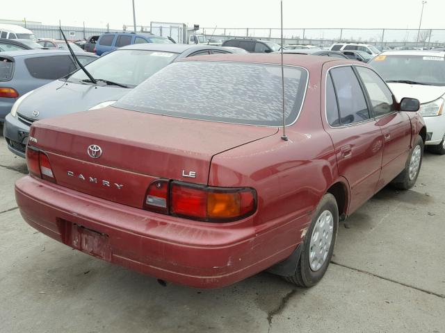 JT2SK12E3S0317297 - 1995 TOYOTA CAMRY LE MAROON photo 4